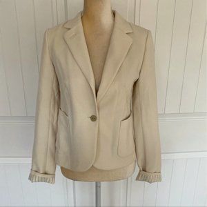 Anthropologie Cartonnier Cream Blazer